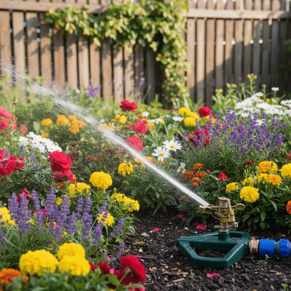 Zinc Zinc Zinc Alloy Construction Garden Hose Sprinkler Oscillating Sprinkler  Yard Sprinkler