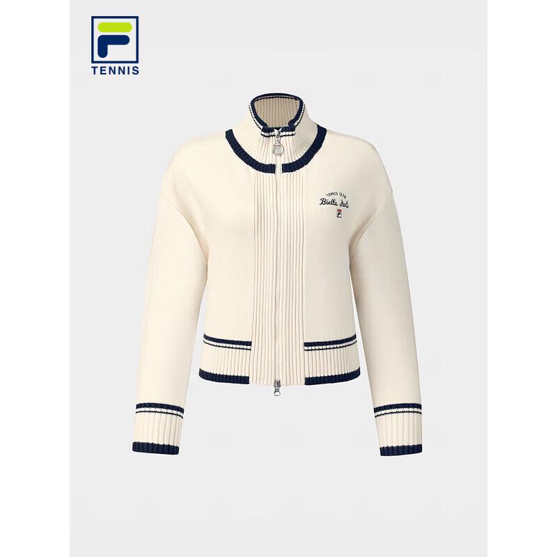 FILA Women s 2026 Spring Loose Fit Tennis Knit Cardigan L