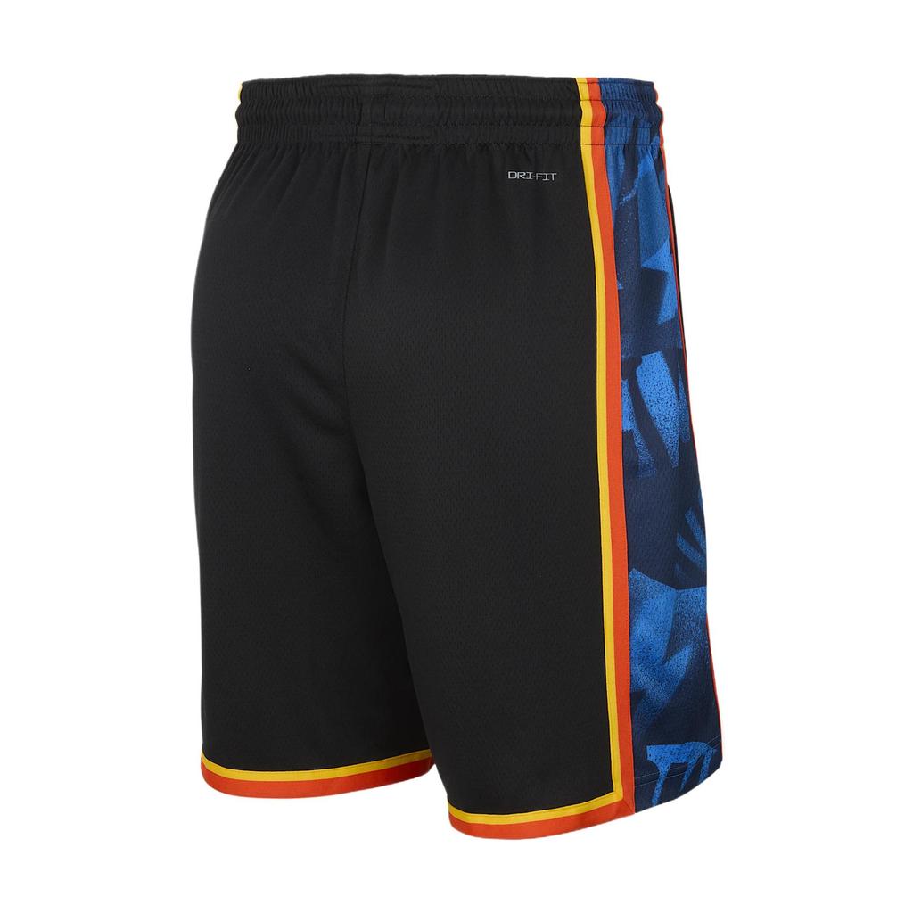 Nike X NBA Dri-Fit City Edition Swingman Oklahoma City Thunder 2024/25 Season Loose Casual Comfortable Sweat-Absorbing Sports Shorts FQ4417-010