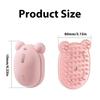 Dog Steam Brush, Rechargeable, Double Comb, Electric Grooming Tool, Portable for Long-Haired Pets, Anti-Static