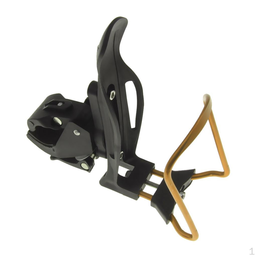 

Bike Adjustable Aluminum Water Bottle Holder with Mount золотой