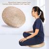 Eco-friendly Hand-woven Tatami Floor Pillow With Soft Sponge Filling For Comfort