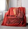 Custom Name Hogwarts Crest Flannel Blanket Throw Blanket Soft Warm Sofa Bed home Decor Unique Gift