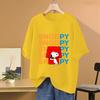 Snoopy Cartoon Anime Women T-shirt Summer Short Sleeve Cotton Men Women Tee Shirts Tops Fashion Couple Clothes Top