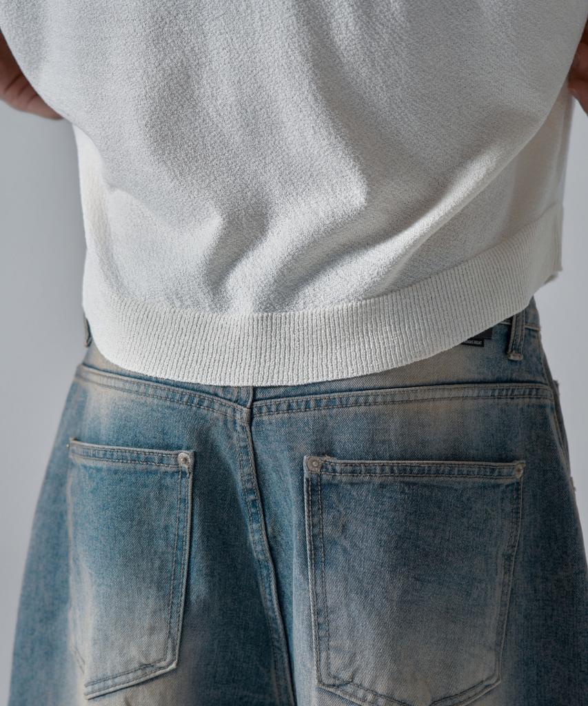 WAAR M1092 Airy Round Knit_Ivory