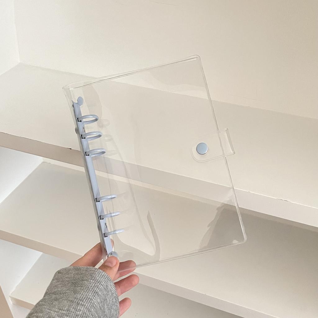 A6 Transparente PVC Hülle Loseblatt Kpop Idol Kartenalbum Aufbewahrungsbuch Ordner Pocards Tagebuch Notizbuch Hülle Schulbedarf Qualität