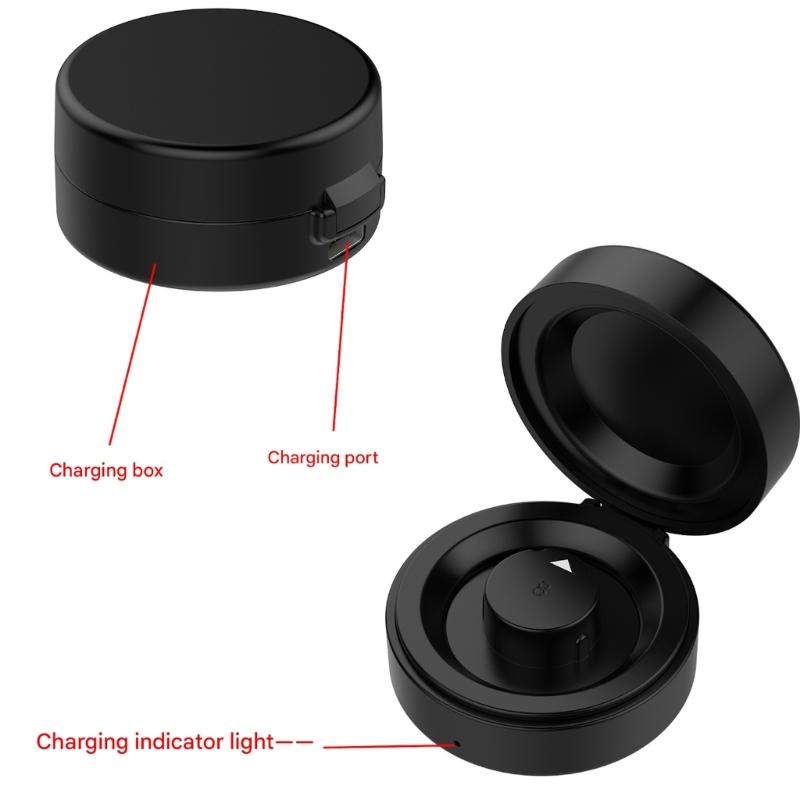 Étui de chargement intelligent à charge rapide avec cordon, alimentation rapide, design portable avec lumière LED pour Rings 4