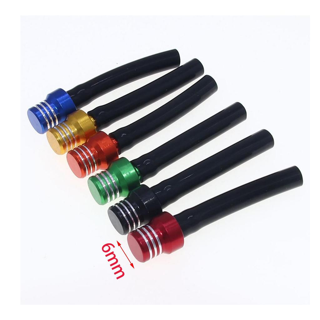 Gas Fuel Tank Cap Aluminum Air Vent Breather Hose CNC Machined Universal for Motorcycles Fuel Auxiliary Tank