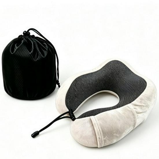 Slow Rebound Memory Foam U-Shape Neck Pillow for Travel