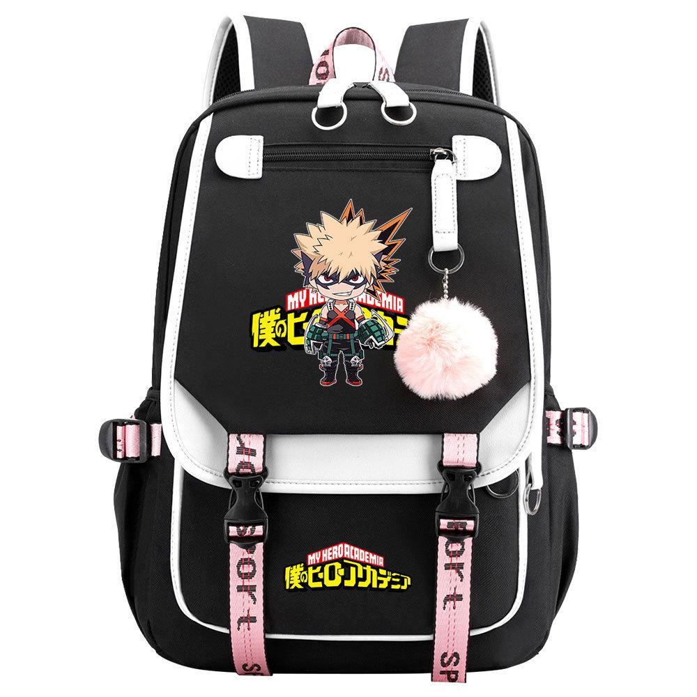 

Day Man My Hero Academy USB Teen Student School Bag Men s and Women s Casual Webbing Flip Backpack 46CMX29CMX16CM