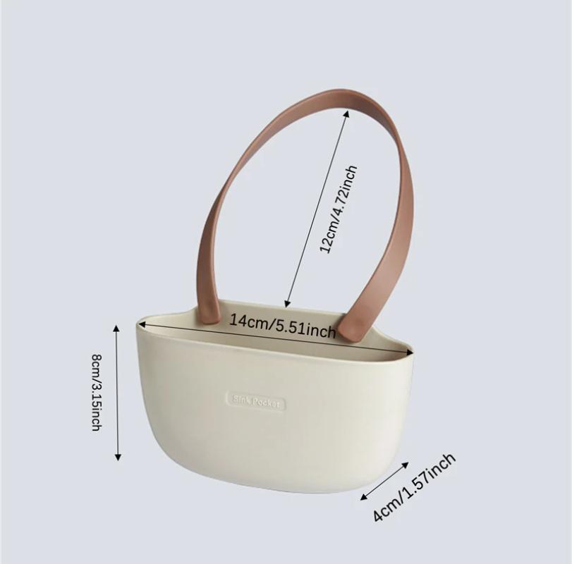 Kitchen Sink Holder Hanging Drain Basket Adjustable Drain Rack Soap Sponge Holder Faucet Holder Kitchen Accessories