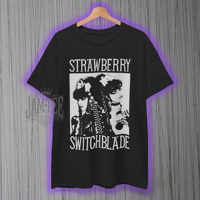 Strawberry Switchblade Shirt Bauhaus Siouxsie and the Banshees Rose McDowall