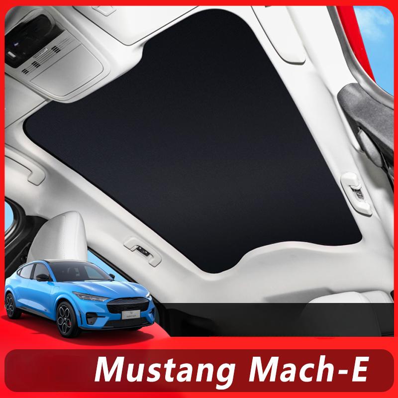 Suitable for the Ford Electric Horse mustang mach-e sunshade side window sunblock insulation board car roof sunroof sunblock чёрный