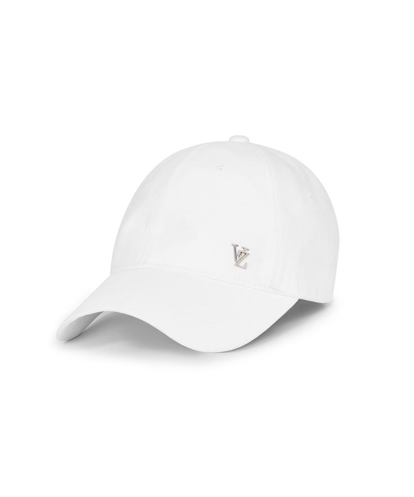Bajal Vz Minimal Studded Ball Cap White