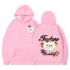 Autumn Winter Women's Hooded Sweatshirt Fashion Cute Hoodie Cartoon Print Jacket