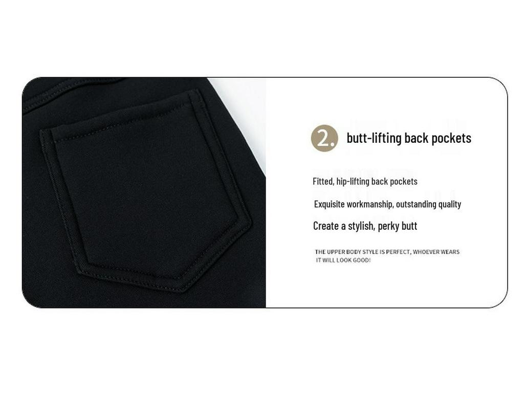 Women's High-Waist Velvet-Lined Denim Flare Pants: Slimming, Elastic, and Warm Nine-Point Style