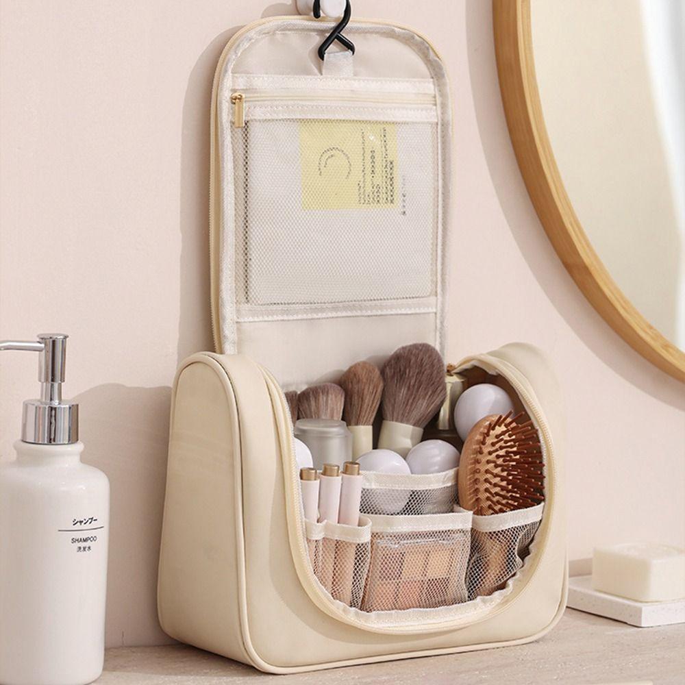 Multi-Functional Cosmetic Storage Bags Waterproof Wash Handbag Fashion Hanging Makeup Bag  Travel