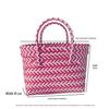 Woven Sausage Puppy Large Capacity Handbag - Cute Vegetable Basket Souvenir Gift for Girls & Commuters