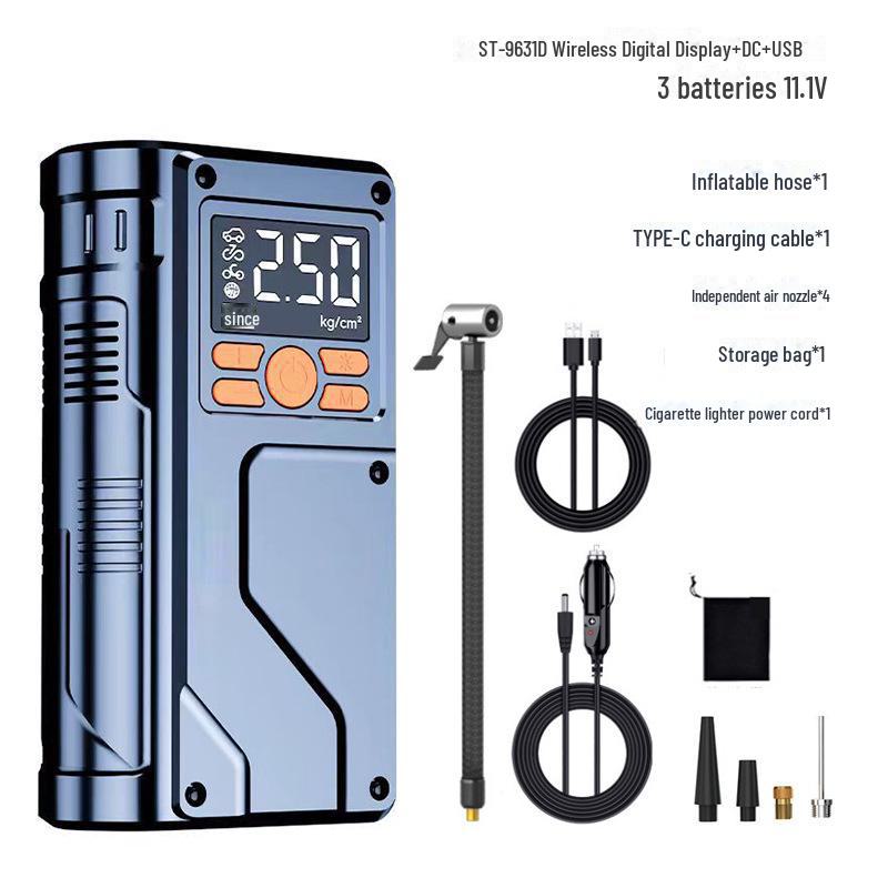 

Портативный автомобильный аккумуляторный стартер и воздушный насос