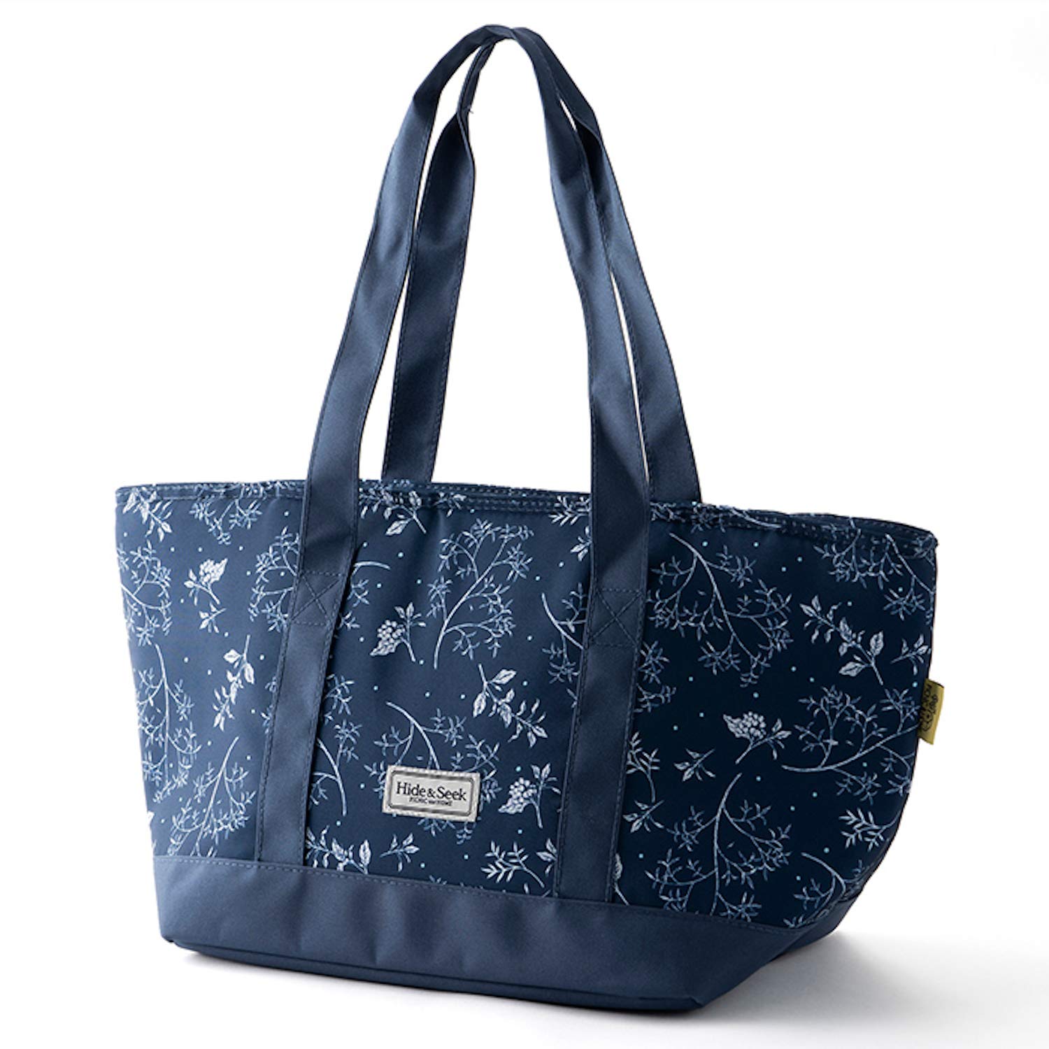 

Asahi Koyo Hide Seek Insulated Lunch 26cm H x 48cm W x 19cm Aluminum Inner Pocket for Ice Packs & Bag, Navy, D, Insulation,