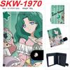 Sailor Moon Anime Print Vertikale Druckknopf-Geldbörse Luna Bunte Kartenhaltertasche Mini-Münzbörse 1 Stück