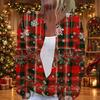 Women's Christmas Print Long Sleeve Knit Cardigan Button Front Sweater