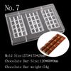 Chocolate Bar Mold  Baking Confectionery Tools  For Cake Decoration Pastry Polycarbonate Chocolate Mold