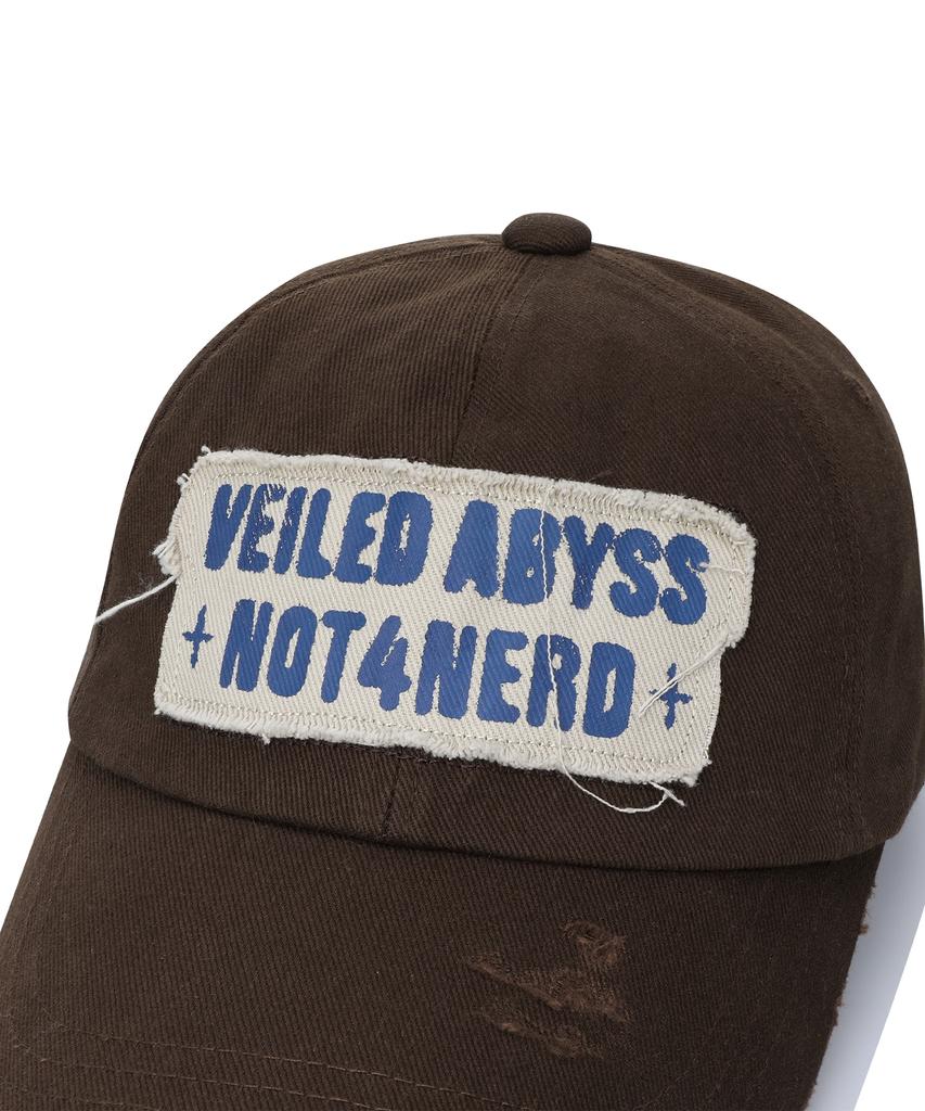 NOT4NERD Veiled Abyss Patched Ball Cap - Brown