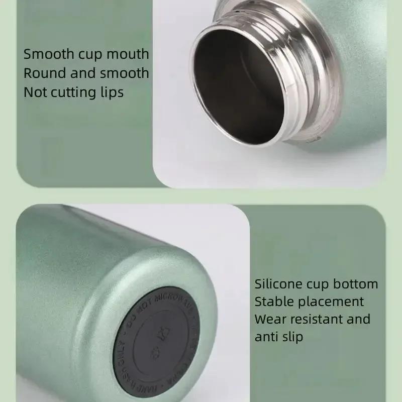 300ml Stainless Steel Mug Portable Mini Insulated Travel Camping Thermos Cup for Gift