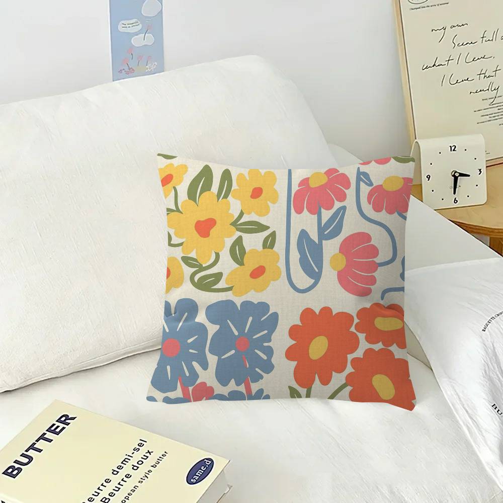 Beauty Freshfloral Personalized Pillow Dust Cover Bedroom Kids Party Decoration Pillowcase Birthday Children Gift