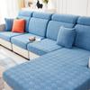 New Jacquard Sofa Covers Soft Elastic Sofa Seat Cover For Living Room Chaise Lounge L-Shaped Sofa Slipcover Solid Color Home