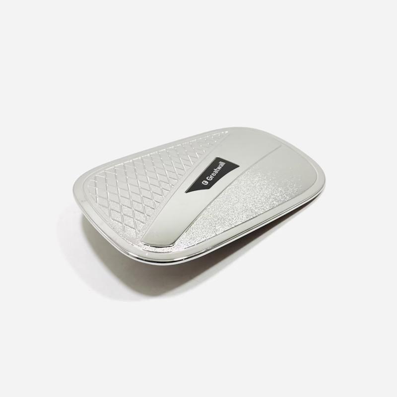 For GWM Cannon Alpha HEV 2024 2025 Car Accessories ABS Chrome Carbon Fiber Fuel Tank Cover Protective Sticker Appearance Trim ABS Chrome
