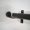 1Set Curtain Rod Supports Sturdy Aluminum Curtain Rod Brackets Smooth Finish Easy Mounting Home Office Curtains Pole Base