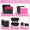 228 Pcs Makeup Brush Kit With Storage Box - Mascara Wands Eyelashes Brush Gift Set Mother'S Day Gift