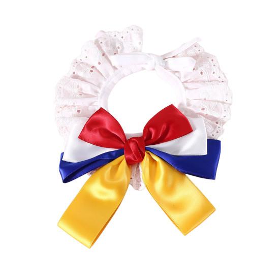 

Ошейник для домашних животных, кружевной бант, ожерелье, лента принцессы, кота, щенка, шарф, подвеска, банты, красочные модные легкие носки, нагрудник для повседневной одежды, фотографии, прогулки, подарок