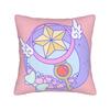 Sakura Magical Cartoon Anime Pillow Cover Fashion Pillow Case For Couch Sofa Bedroom Comfy Cushion Cover Gift