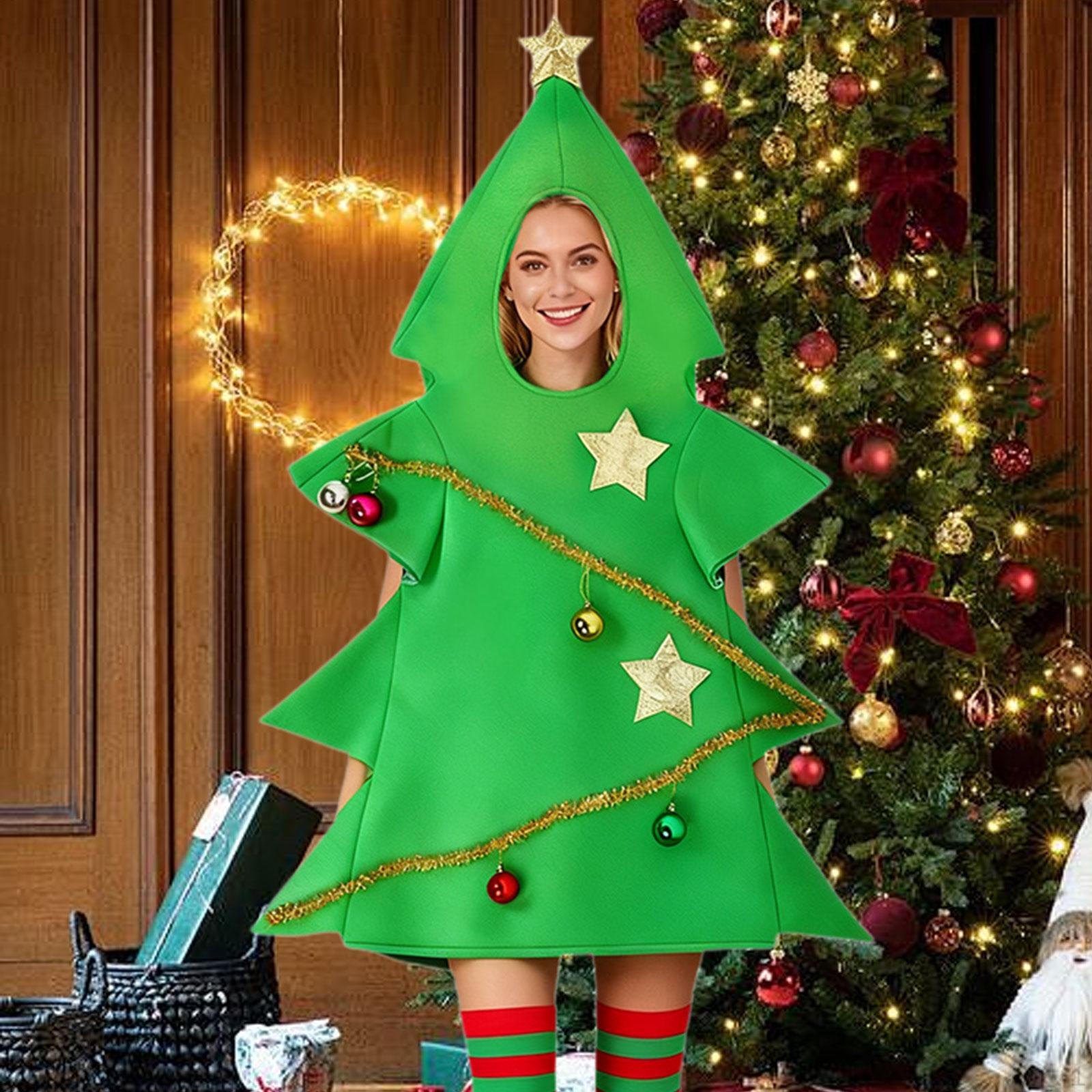 

Костюм Різдвяної ялинки Чарівна сукня для виступу для тематичної вечірки S