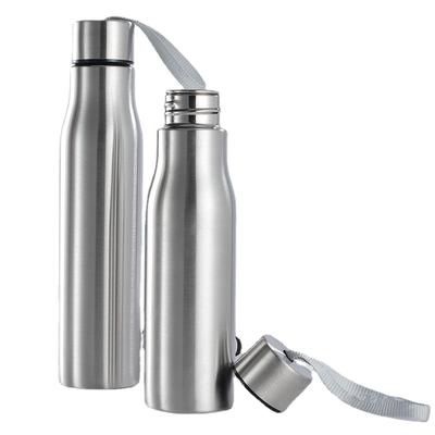 Bottiglia d'acqua sportiva 750ML Monostrato Robusta Tazza d'acqua Viaggio Campeggio Borracce per bevande sportive Articoli per bevande Acciaio inossidabile