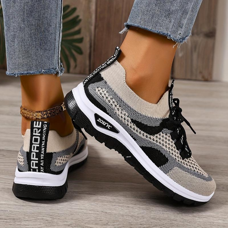 Shoes Women's Shoes Hundred New Sneakers Mesh Breathable Casual Single Shoes