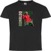 Portugal Kinder Fußball T-Shirt – #7 Fan-Trikot-Stil für Jungen & Mädchen – Jugend Fußballshirt
