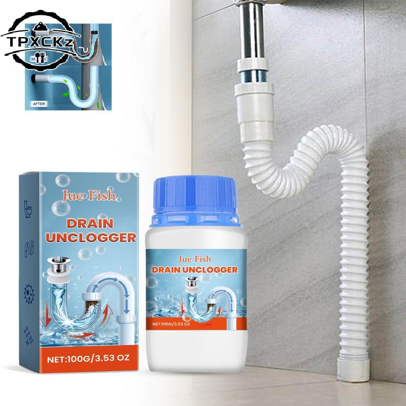Polvere per Dragaggio Intasamenti Tubi Pulitore Scarichi Idraulici Pulizia Fossati Deodorazione Pulizia Fognature Dragaggio WC Lavandino Detergente