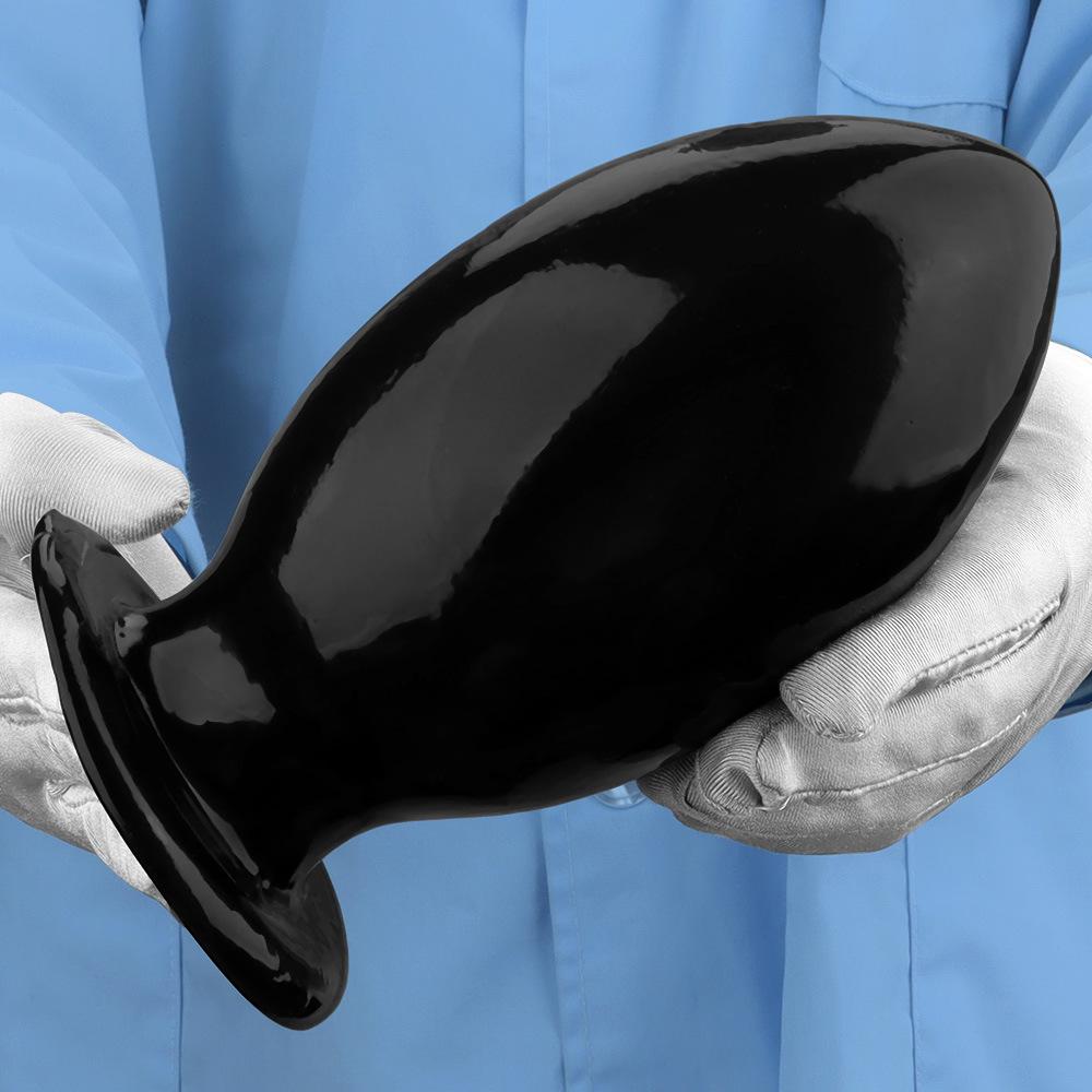 Black PVC Dildo Simulated Penis Anal Plug Fisting Sex Toy Strap On Cock Big Dick Masturbator Realistic Cock