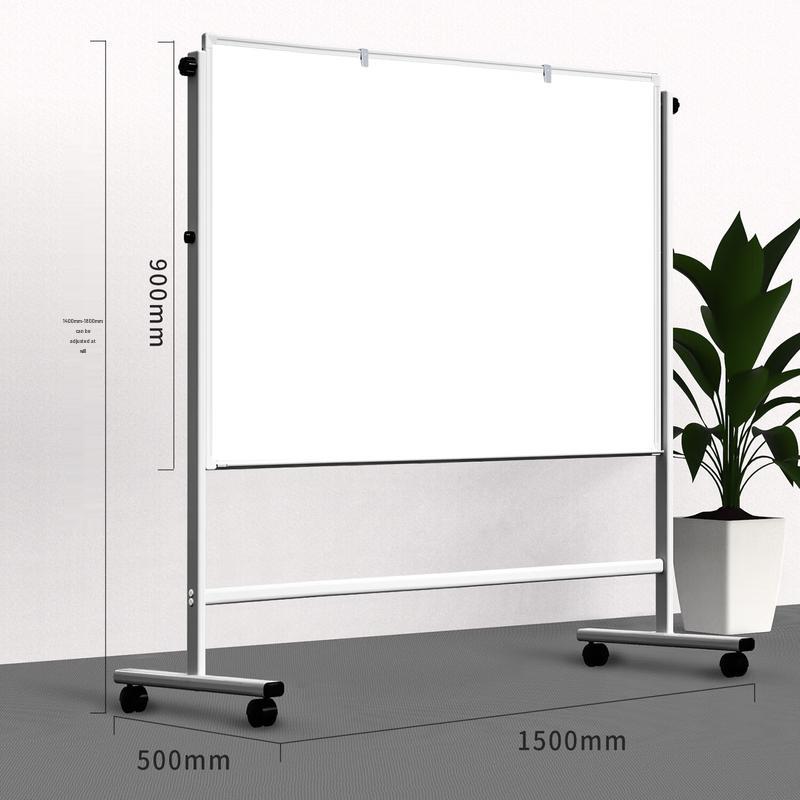 Deli H-Frame Height-Adjustable Mobile Magnetic Whiteboard