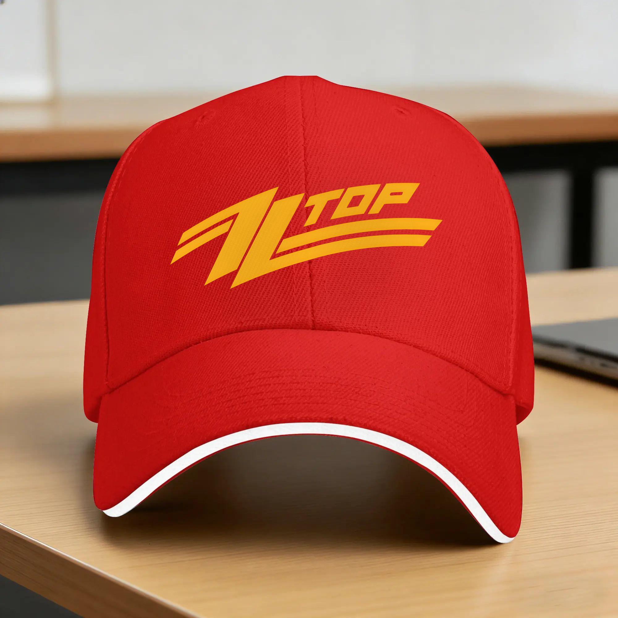 ZZ Top Logo Casual Baseball Cap Spring Trucker Hat Sun Visor Outdoor Sport Snapback Cap Classic Baseball Caps One Size