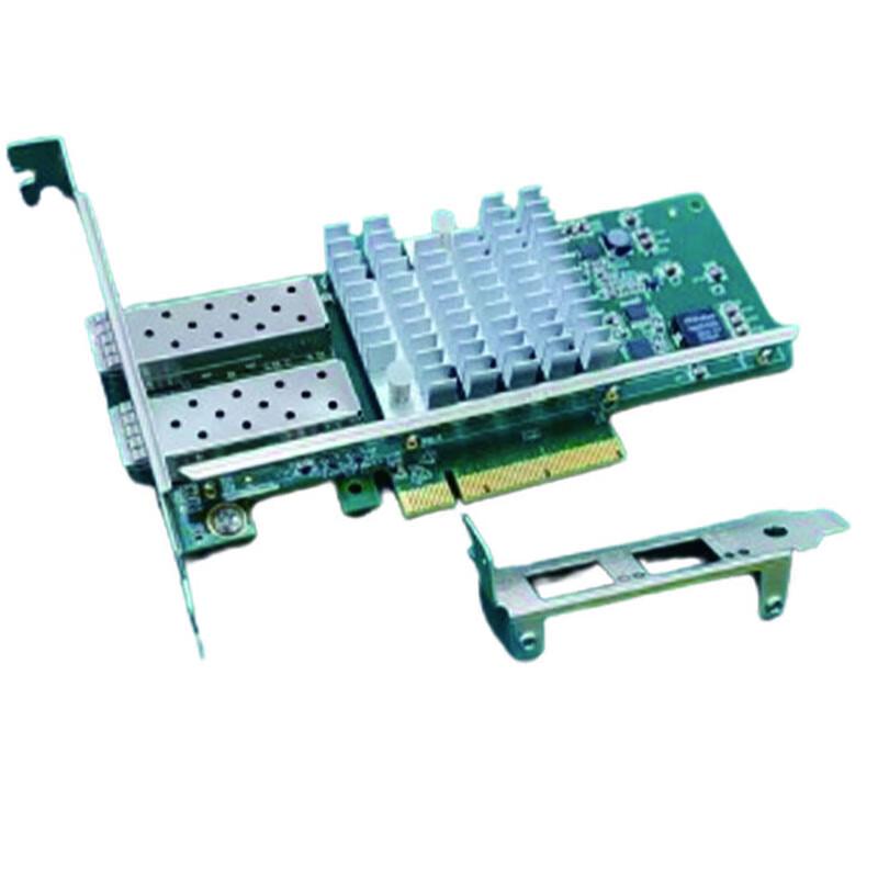 FEMRICE Intel X520 10Gbps Dual-Port PCIe X8 Fiber Optic Server Network Card (CN Version)