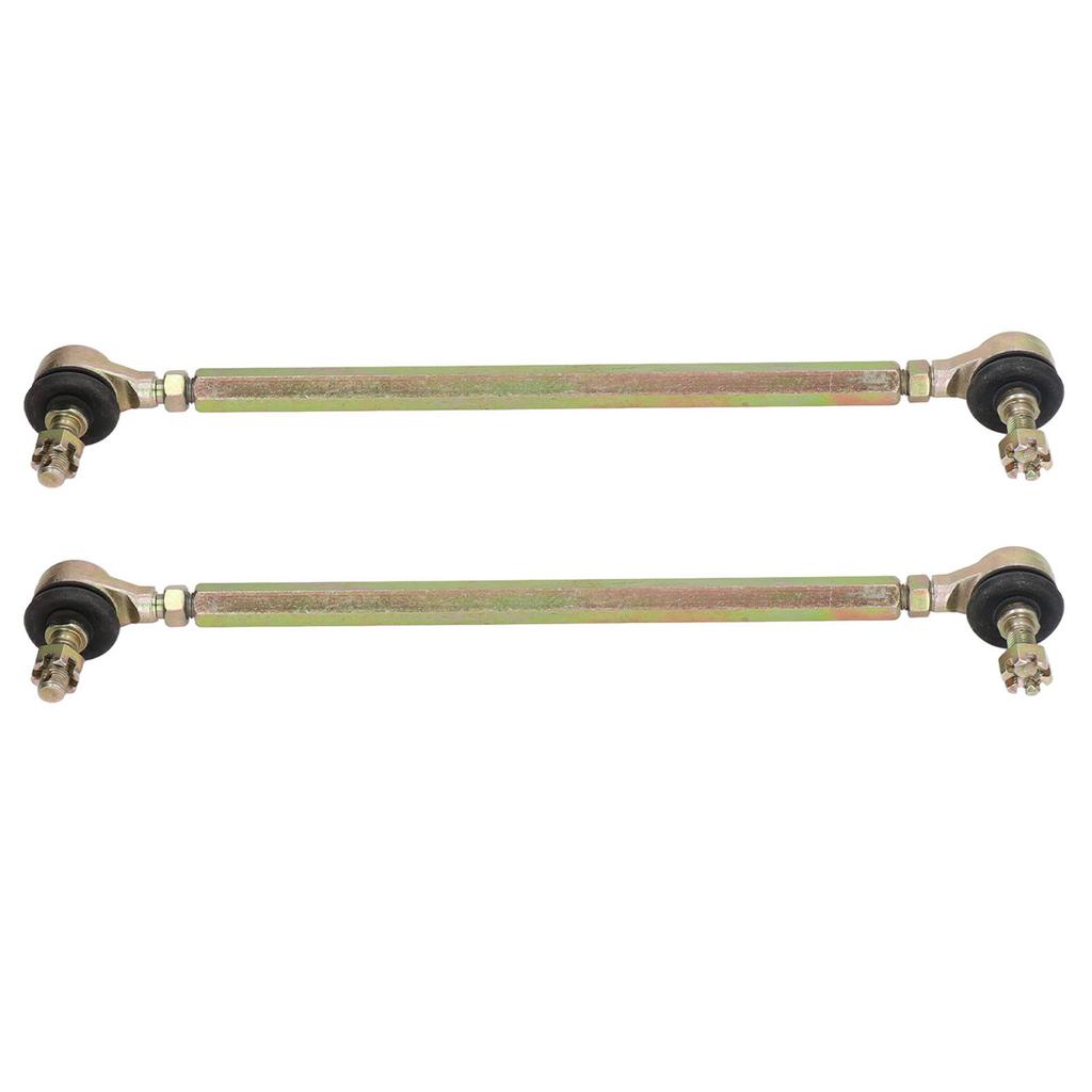 2Pcs 250mm Ball Joint Tie Rod 10mm Thread Steel Alloy for 125cc Quad Dirt Bike ATV Go Kart