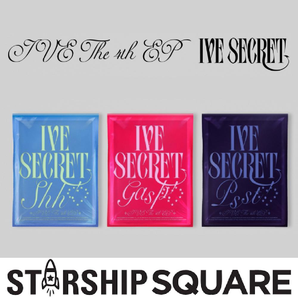 

Pre-order IVE The 4th EP Album IVE SECRET Standard ver. & STARSHIP POB 3 ver. SET