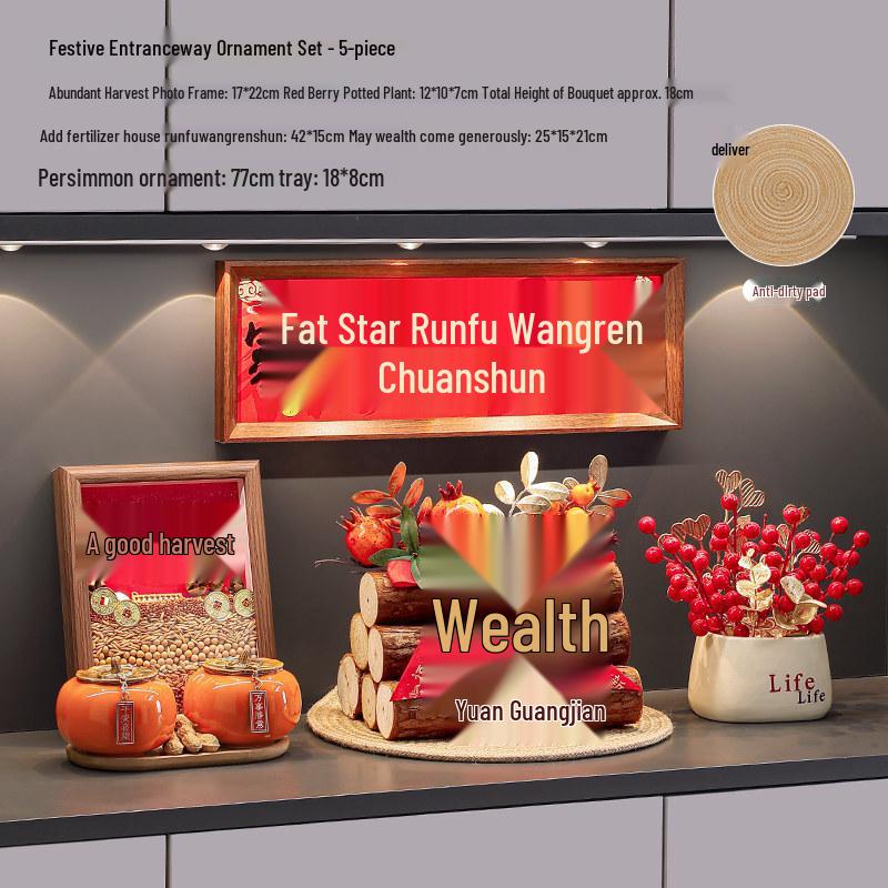 Prosperous New Chinese Style Housewarming Decoration Set