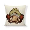 Colorful And Interesting Words Throw Pillow Covers With Digital Printing Of Short Plush Fabric Car-Shaped Sofa Cushion