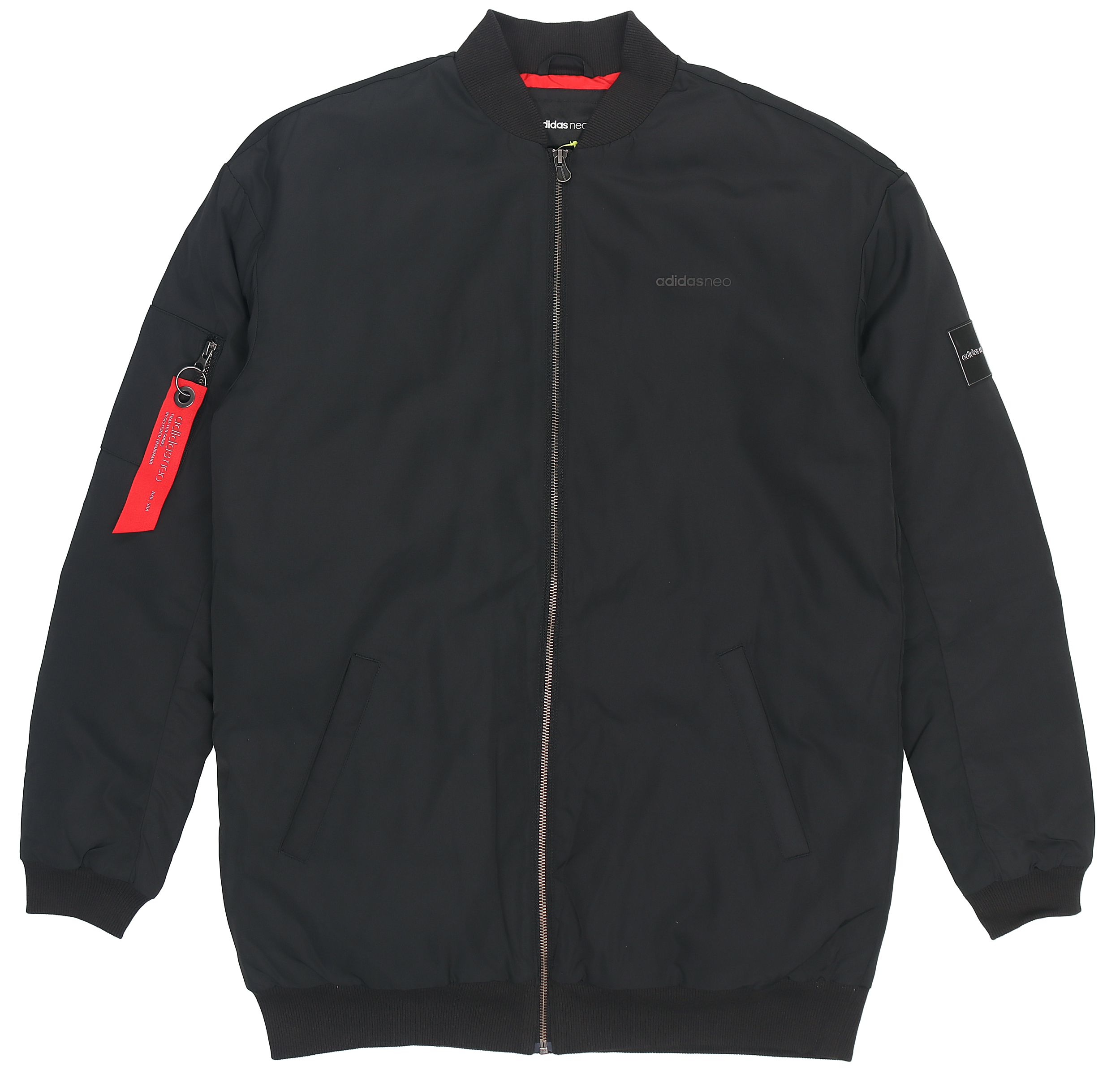 Adidas Down Jackets Unisex Black Stand Collar Moderate DU2395 XL
